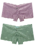 Crotchless Lace Boyshort 2 Pack