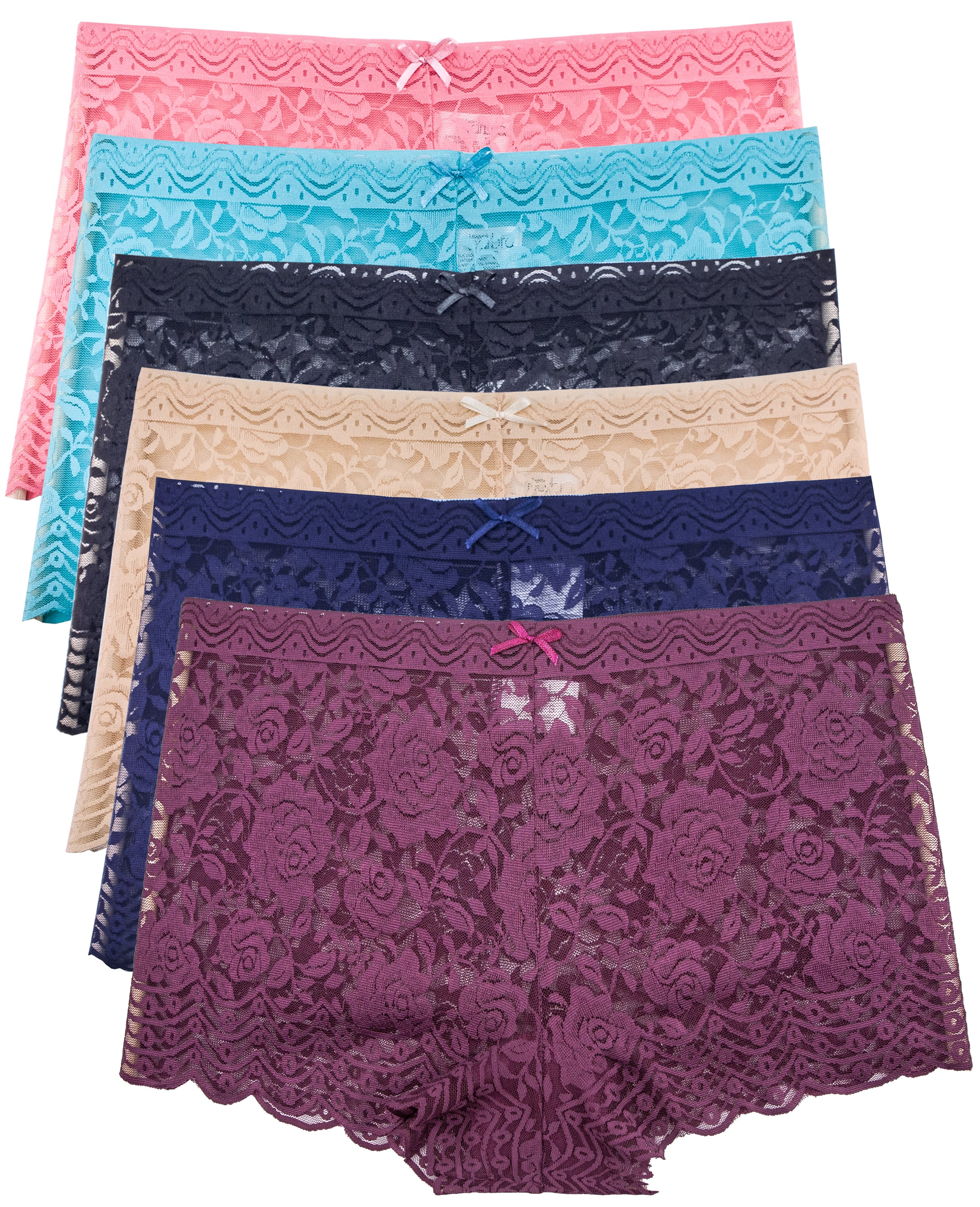 Plus Size Lace Boyshort Panties (Multi-Pack) – B2BODY - Formerly