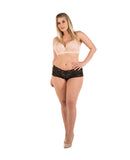 Crotchless Lace Boyshort 2 Pack
