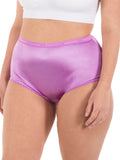 Satin Full Coverage Brief Panties Multi-Pack