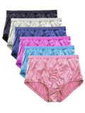 Satin Full Coverage Brief Panties Multi-Pack