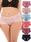 Retro Lace Boy shorts Panties (Multi-Pack)