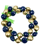 Barbra Collection Hawaiian Leis Necklaces Made with Real Kukui Nut Adjustable 32” Lei for Luau Party, Graduation, Wedding and Birthday Party Beads Necklace for Men and Women