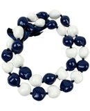 Barbra Collection Hawaiian Leis Necklaces Made with Real Kukui Nut Adjustable 32” Lei for Luau Party, Graduation, Wedding and Birthday Party Beads Necklace for Men and Women