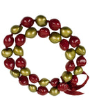Barbra Collection Hawaiian Leis Necklaces Made with Real Kukui Nut Adjustable 32” Lei for Luau Party, Graduation, Wedding and Birthday Party Beads Necklace for Men and Women