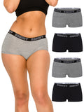 Breathable Cool Touch Underwear Women - Boyshort Panties for Women Small to Plus Size