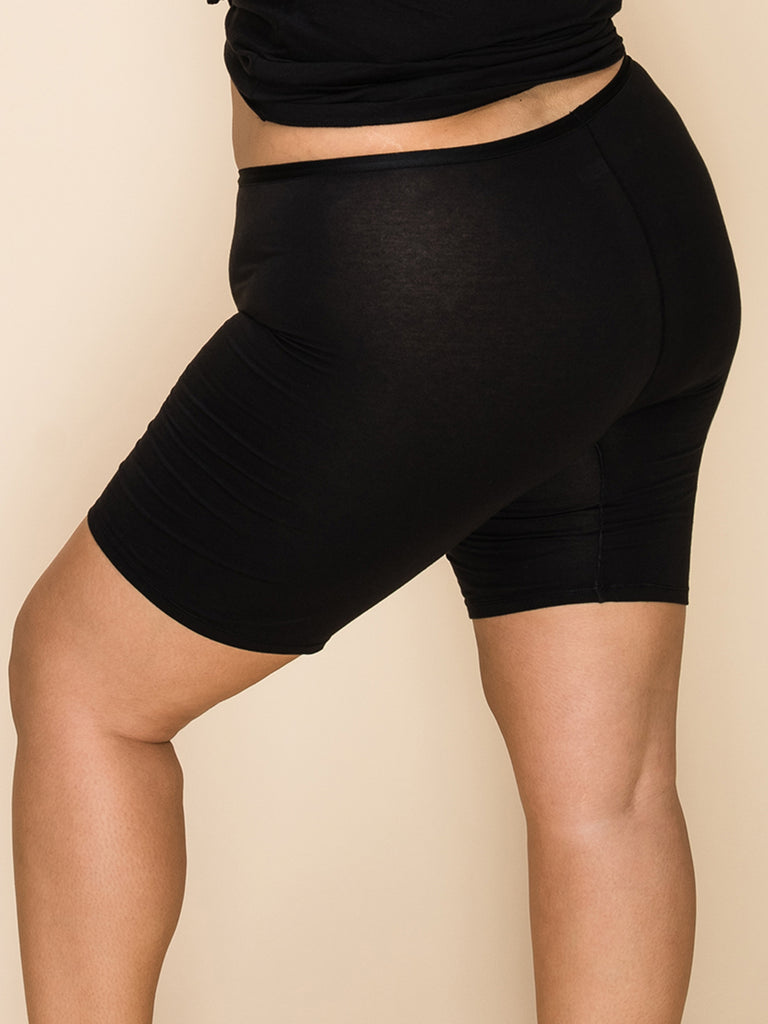  B2BODY Womens Regular & Plus Size Stretch Cotton Long Leg  6.5 Boyshort Briefs