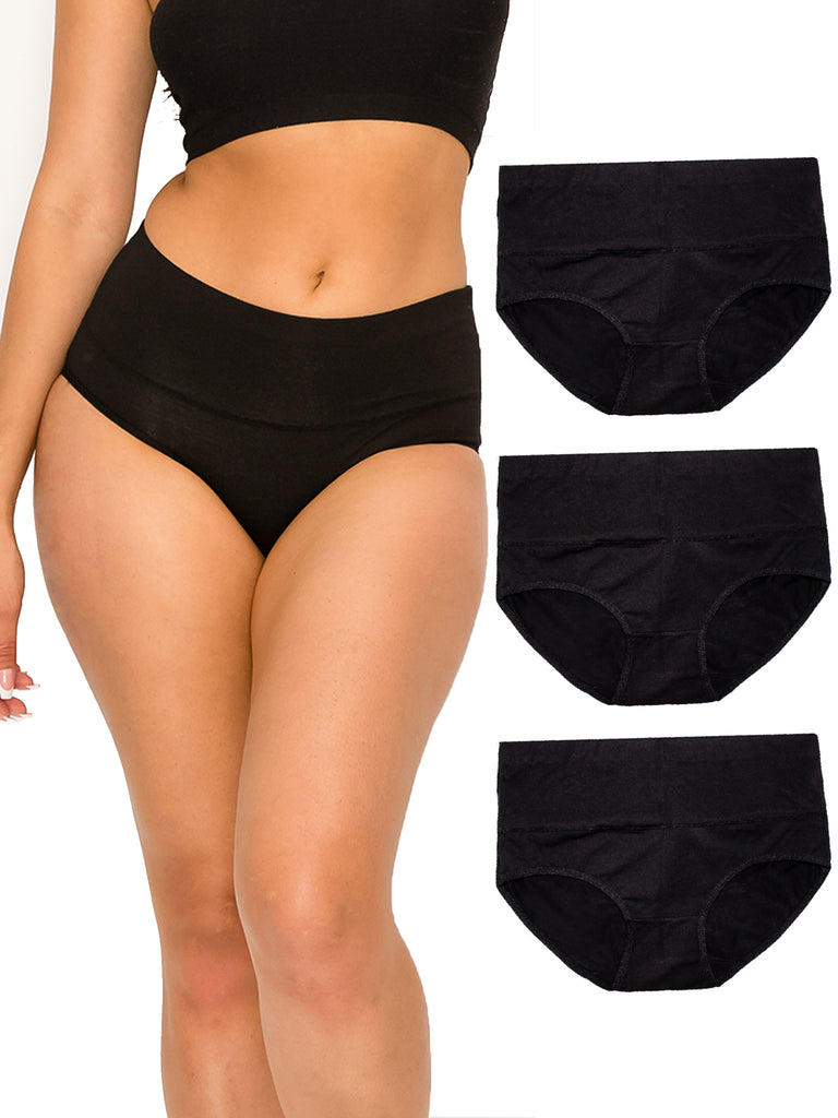 Black Organic Cotton Period Panty For Heavy Flow