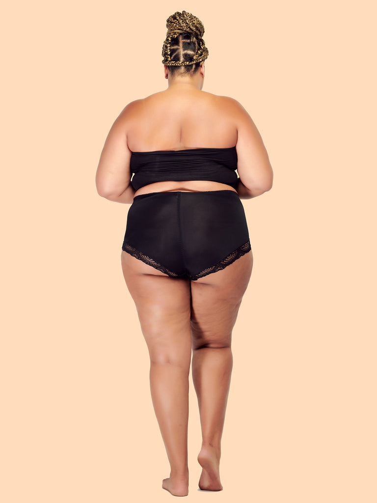 Womens Briefs Underwear Scrunch Butt Small to Plus Size Multi-Pack Nylon Panties