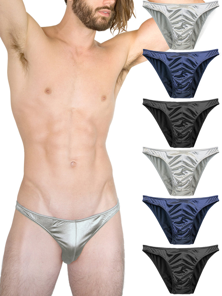 Men s Satin Bikini Panties B2BODY Formerly Barbra Lingerie