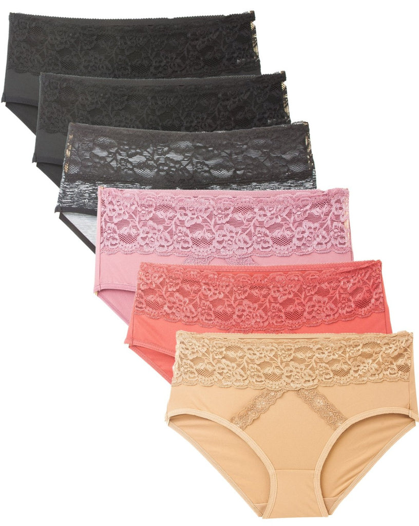 Comfort Lace Bikini (6 Pack)