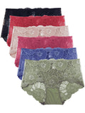 Retro Lace Boy shorts Panties (Multi-Pack)
