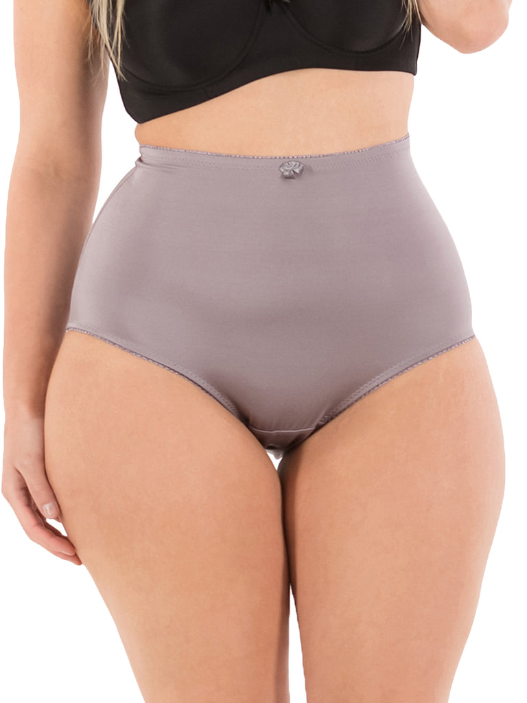 High Waisted Thongs For Women Tummy Control Underwear Soft Nylon