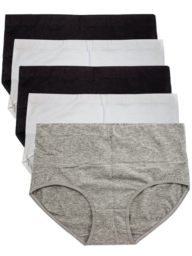 Oalirro Depends Underwear for Women Cotton Soft Cute Panties Gray