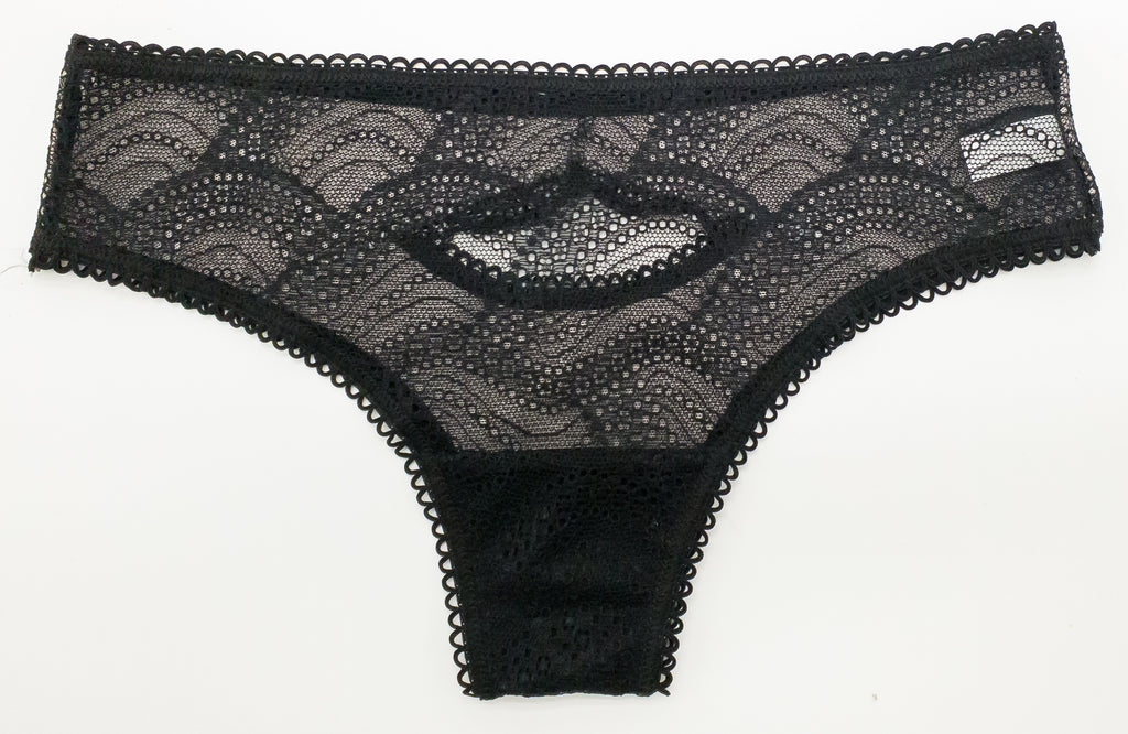 6 Pack Lace Underwear Women Panties Thong Low Waist Sexy Secret love L