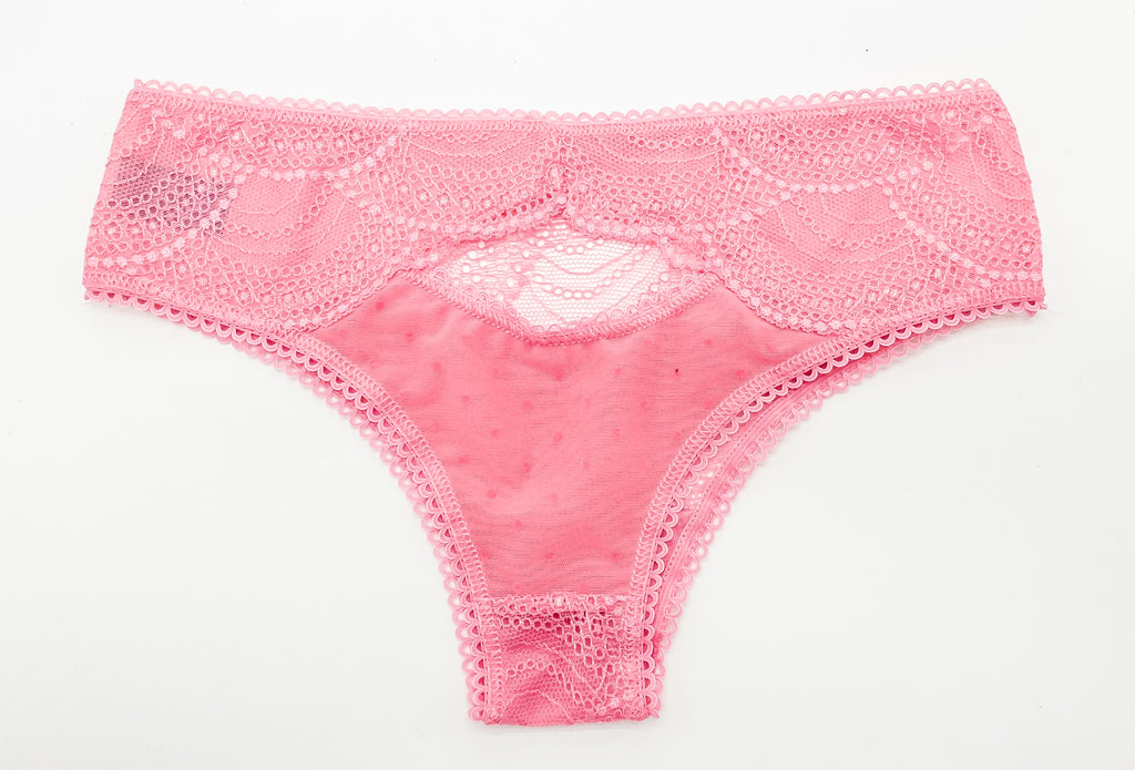 Sexy Women Thong Set 4 Pack Panty Transparent Mesh Sheer Cheeky Briefs  Underwear