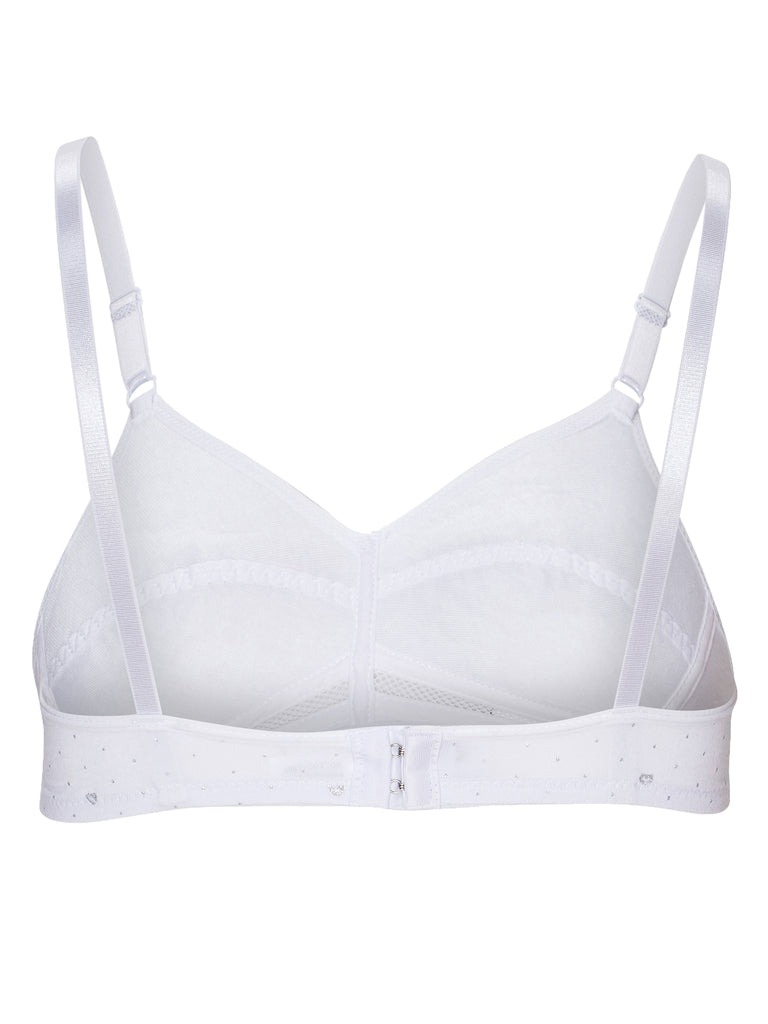 Accessories  525 Little Girls Lightly Padded White Training Bra