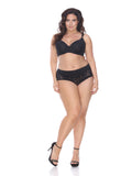 Plus Size Lace Boyshort Panties(6 Pack)