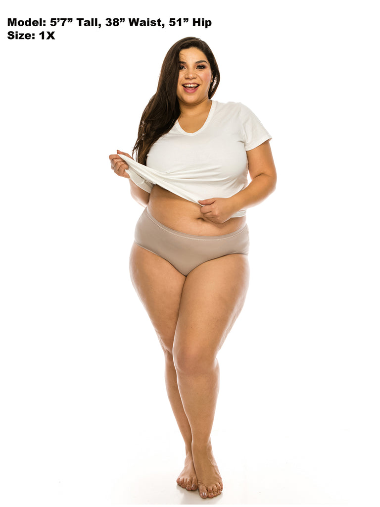 Women underwear medium waist large size women underwear trackless