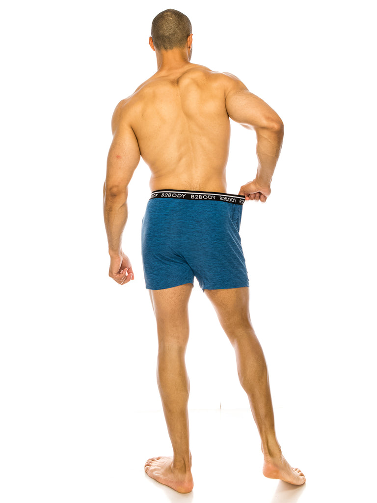 B2BODY Breathable Boxers with Soft Comfort Waistband for Men Small to Big and Tall Cool Touch Boxer
