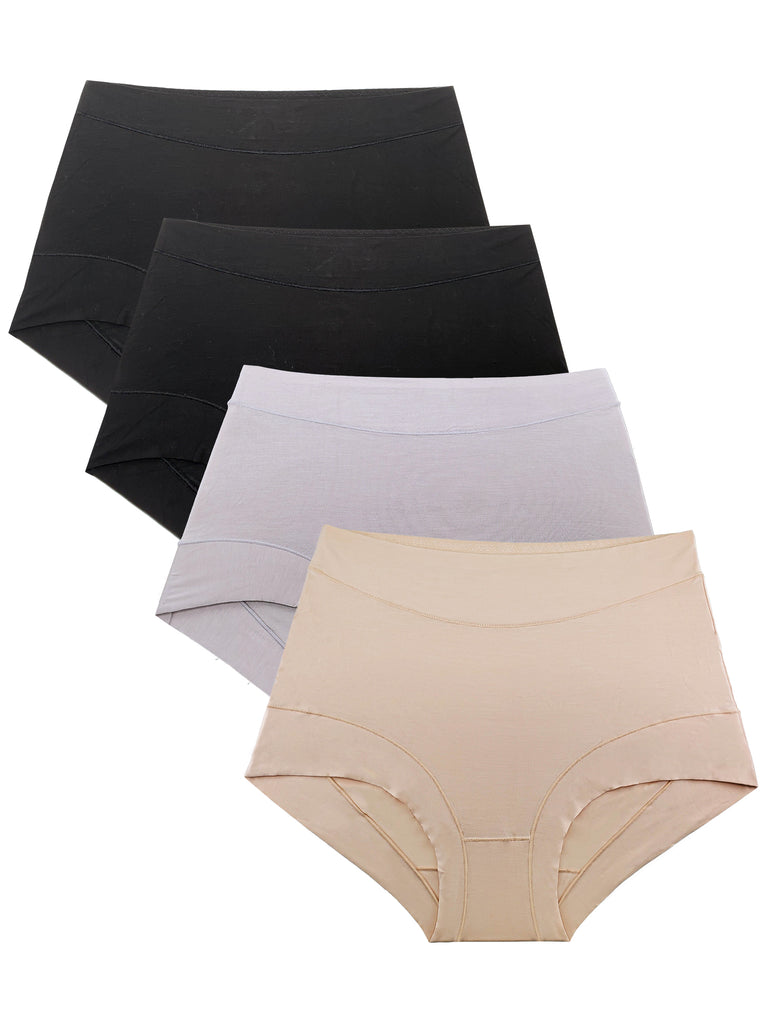 Bamboo Underwear 2 pack - Full Brief High Waisted Panty