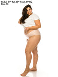 Women's Panties Microfiber Silicone Edge Hipsters XS-3X Plus Size Multi-Pack