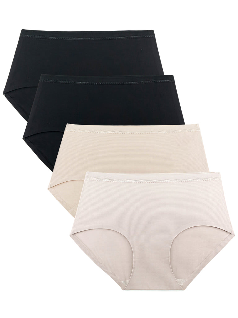 7 Pack Women's Cotton Underwear Brief,Spandex Cotton Brief Tagless (XXS-M)