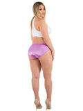 Barbra Women's Panties Silky Sexy Satin Bikini Small to Plus Sizes Multi-Pack