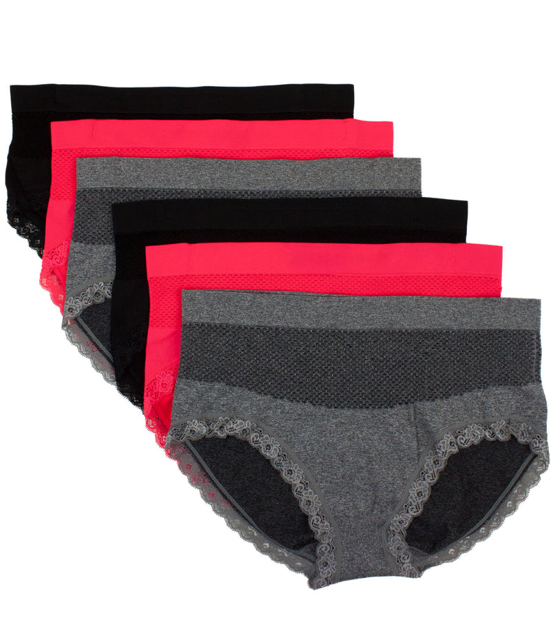 Fishnet Seamless Briefs(6 Pack)