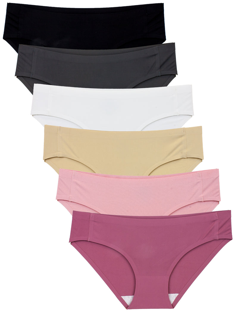 Seamless No-Show Bikini (6 Pack)