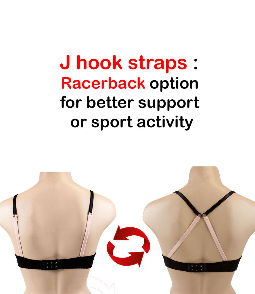 Buy Juniors Printed Padded Bra with Hook and Eye Closure - Set of 2 Online