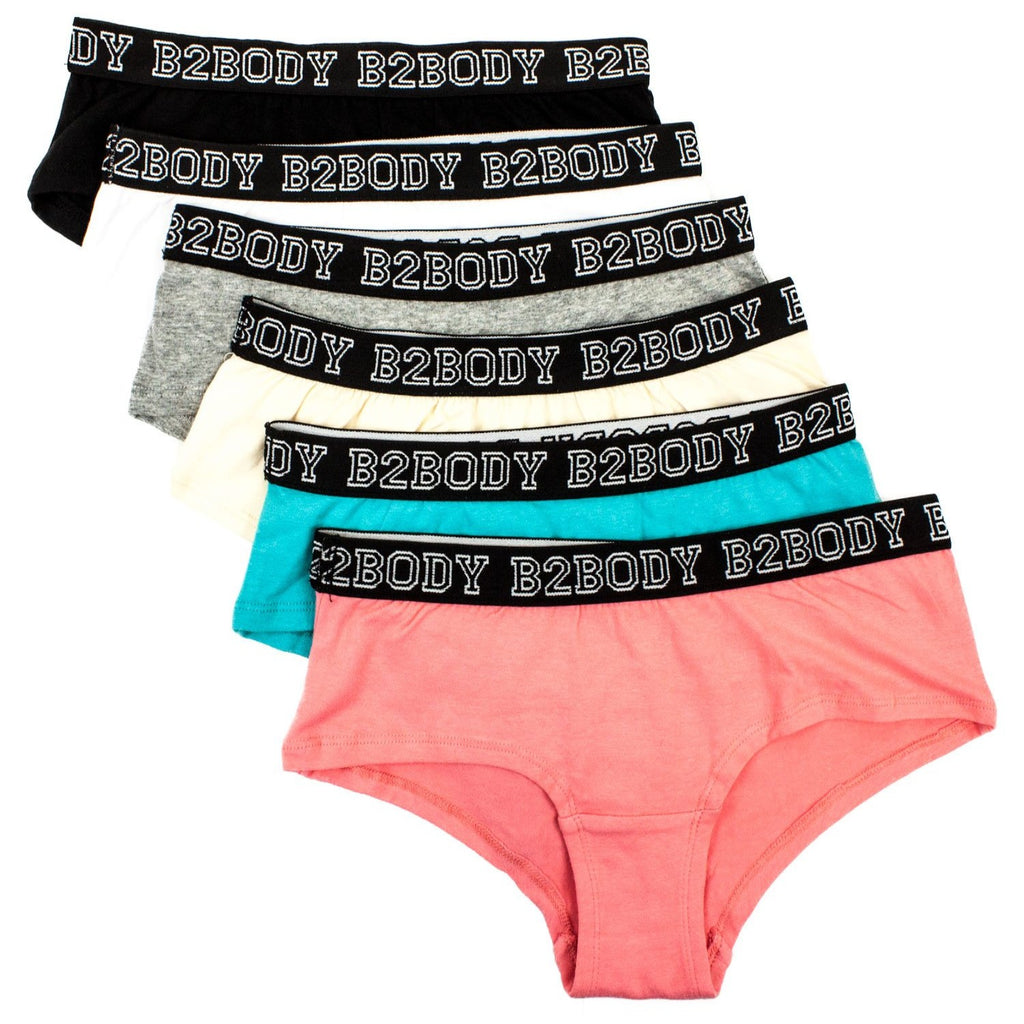 Cotton Hipster Panties (6 Pack)