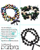 Barbra Collection Hawaiian Kukui Nut Leis Beads Necklaces with Hand Painted Turtle Adjustable 32” Lei for Men and Women