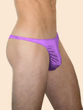Silky Sexy Satin Mens Thongs, G String Undies Multi Pack