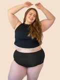 Women's High Waist Cool Feel Brief Underwear Panties Multi-Pack