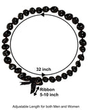 Barbra Collection Hawaiian Kukui Nut Leis Beads Necklaces with Hand Painted Turtle Adjustable 32” Lei for Men and Women