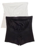 Maternity Cotton Over Bump Mid-Thigh Shorts (2 Pack)