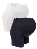 Maternity Cotton Over Bump Mid-Thigh Shorts (2 Pack)