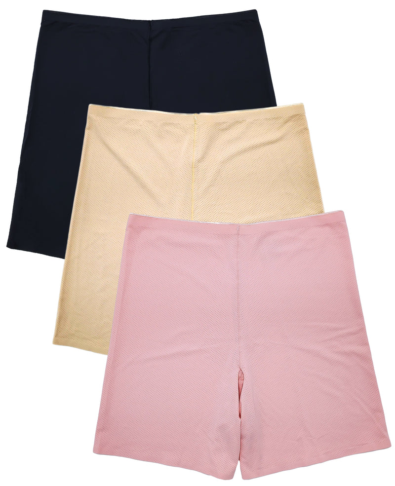 No-Show Seamless Boyshort Panties (3 Pack)