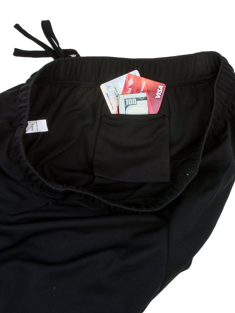Shorts with hidden pockets sales
