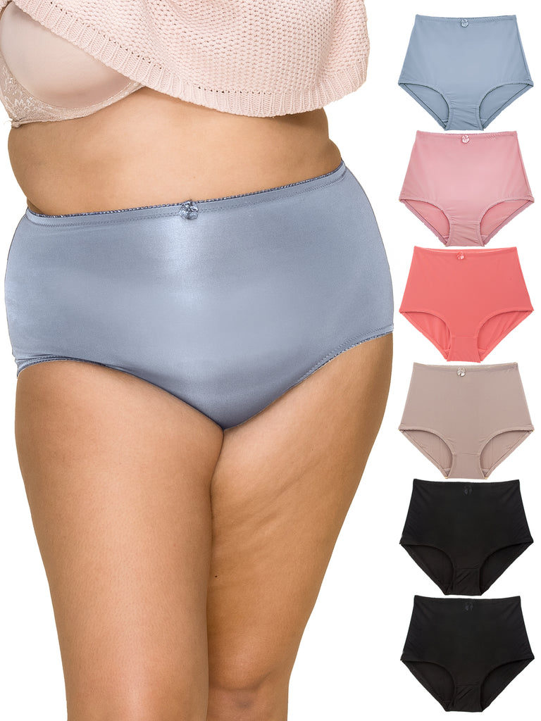 Color Panties Seamless Control High Underwear Women's Waist