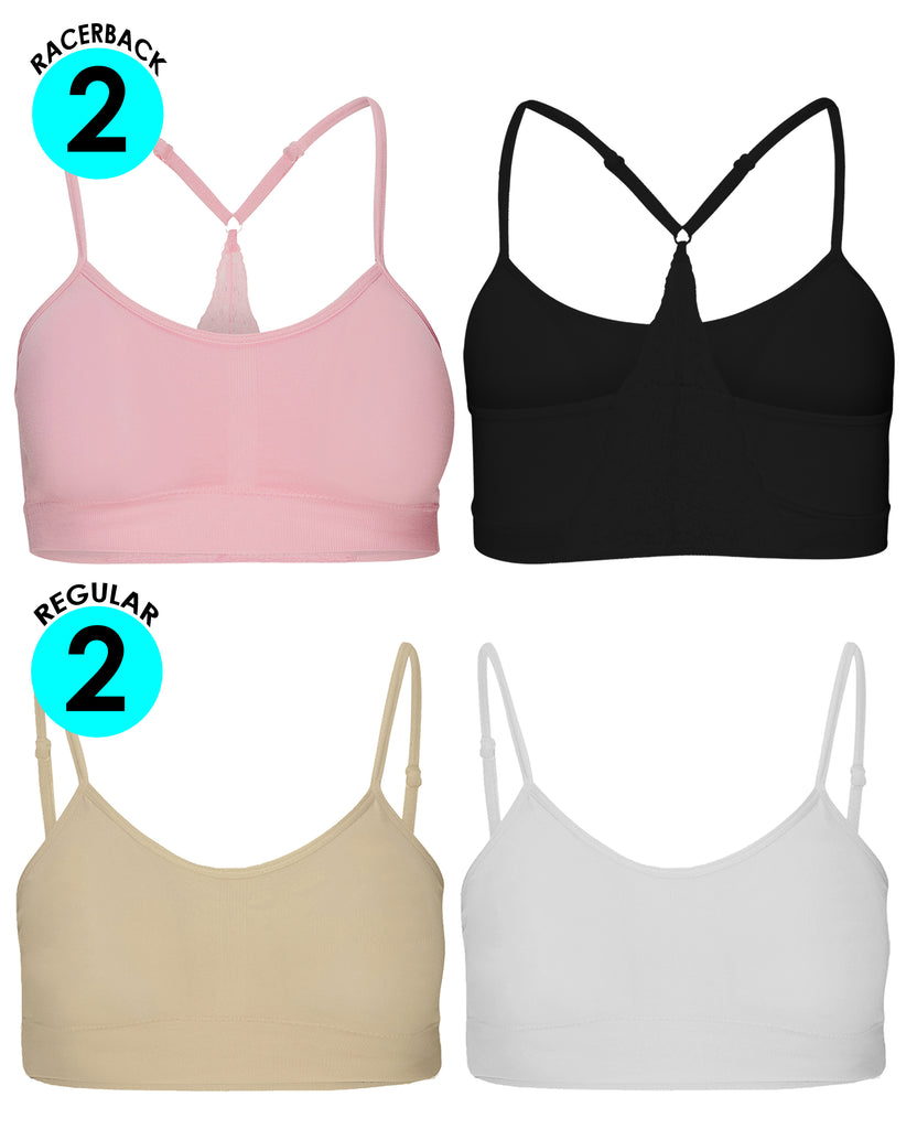 Seamless Lace Racerback Bralette for Women Seamless Sports Bra Removab –  B2BODY - Formerly Barbra Lingerie