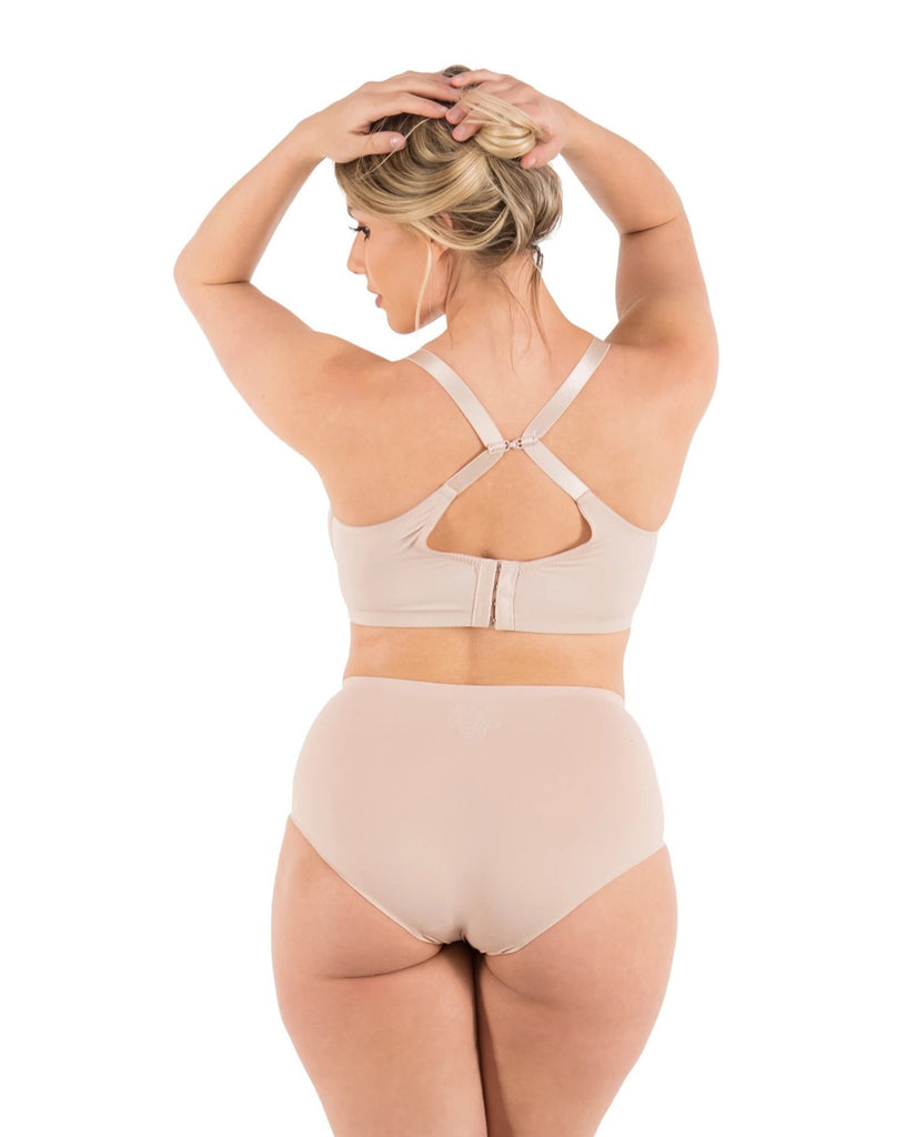 D, DD Cup Full-Figure Contour  Wirefree Bras With J-Hook(3 Pack)