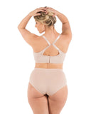 D, DD Cup Full-Figure Contour  Wirefree Bras With J-Hook(3 Pack)