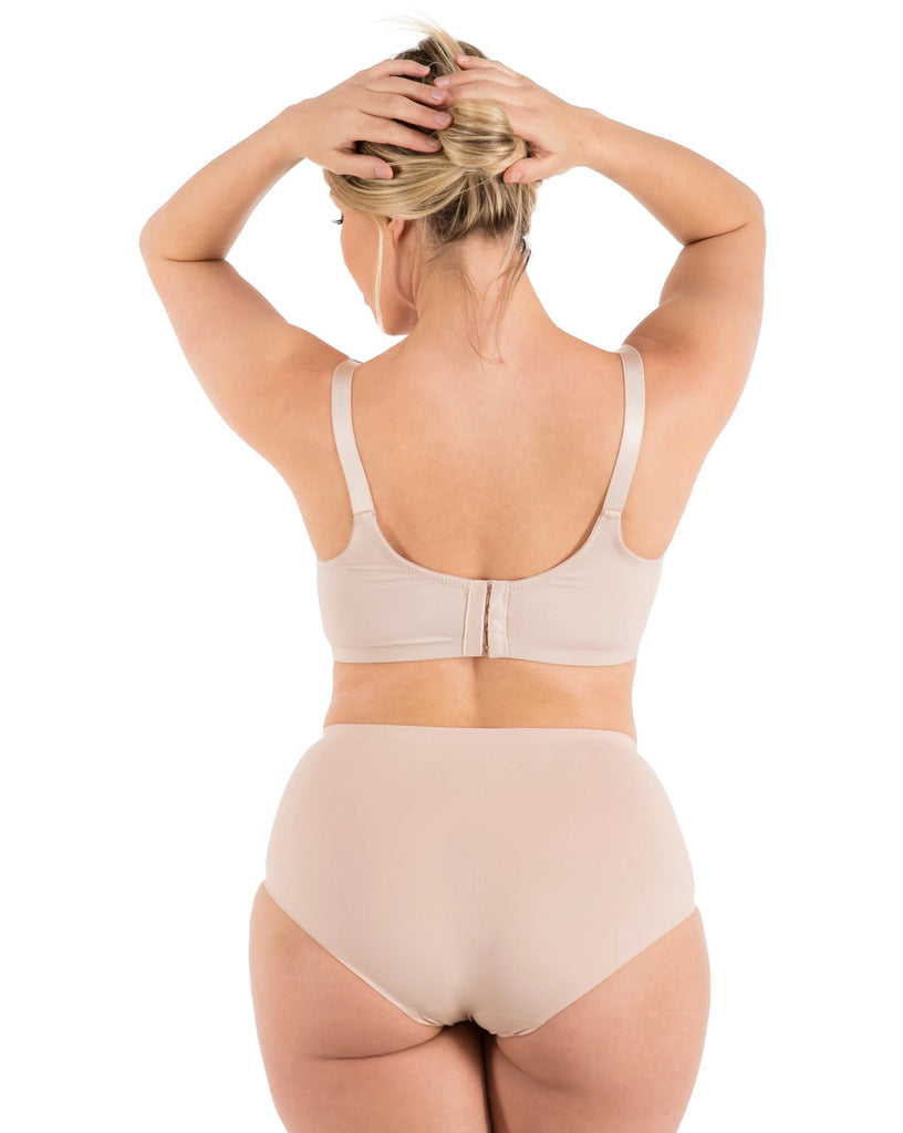 D, DD Cup Full-Figure Contour  Wirefree Bras With J-Hook(3 Pack)