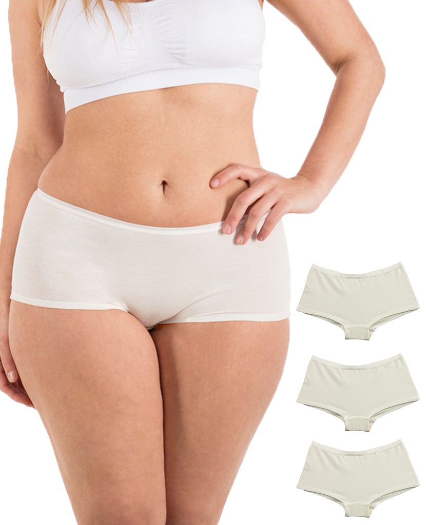 Women's OJP3R Organic Pima Cotton Bikini Panty - 3 Pack