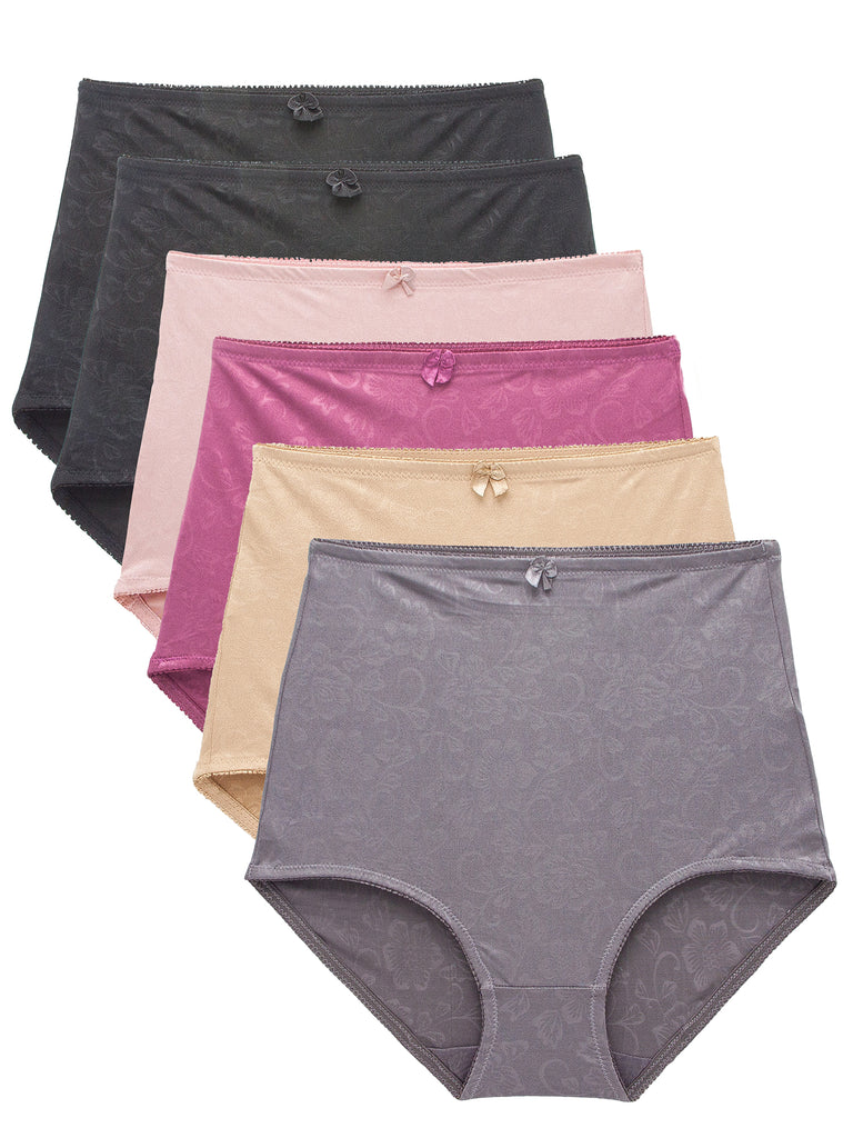 Barbra Lingerie Womens Briefs Underwear Tummy Control Panties S-Plus Size 4  Pack Girdle Panty (Small) : : Clothing, Shoes & Accessories