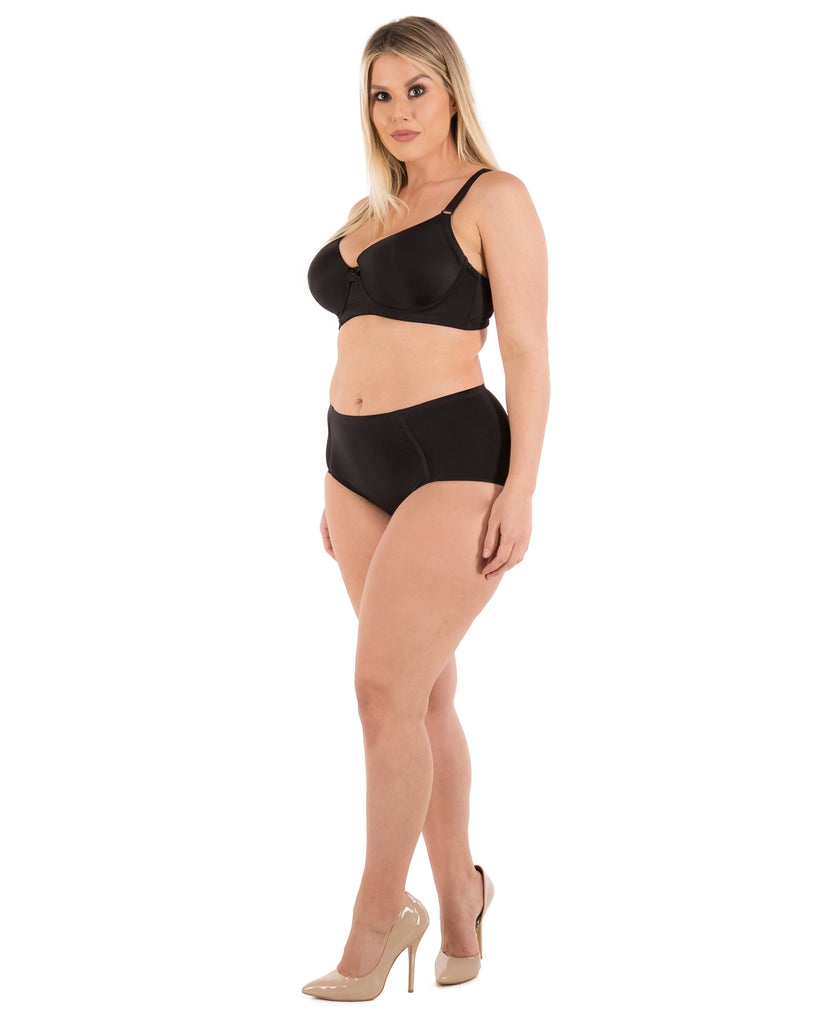 Seamless High Waisted Panties Small to Plus Size (4 Pack)