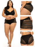 B2BODY Womens Panties Lace Boy Shorts Underwear Small to Plus Size 4 Pack