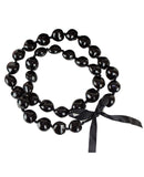Barbra Collection Hawaiian Leis Necklaces Made with Real Kukui Nut Adjustable 32” Lei for Luau Party, Graduation, Wedding and Birthday Party Beads Necklace for Men and Women